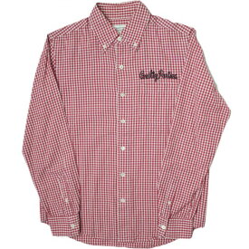 WACKO MARIA ワコマリア 日本製 PIN OX GINGHAM CHECK B.D. SHIRT ロゴ刺繍 ギンガムチェックBDシャツ 13SS-G-SHI-07 S RED/WHITE 長袖 The Guilty Parties トップス【中古】【WACKO MARIA】