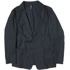 m's braque エムズブラック 日本製 2B SHAWL COLLAR JACKET ショールカラー2Bジャケット 1215332 38 DARK NAVY テーラード アンコン アウター【中古】【m's braque】