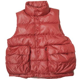 DAIWA PIER39 ダイワ ピア39 22AW TECH BACK PACKER DOWN VEST リップストップ ダウンベスト BW-24022W M(JP) RED アウター【新古品】【中古】【DAIWA PIER39】