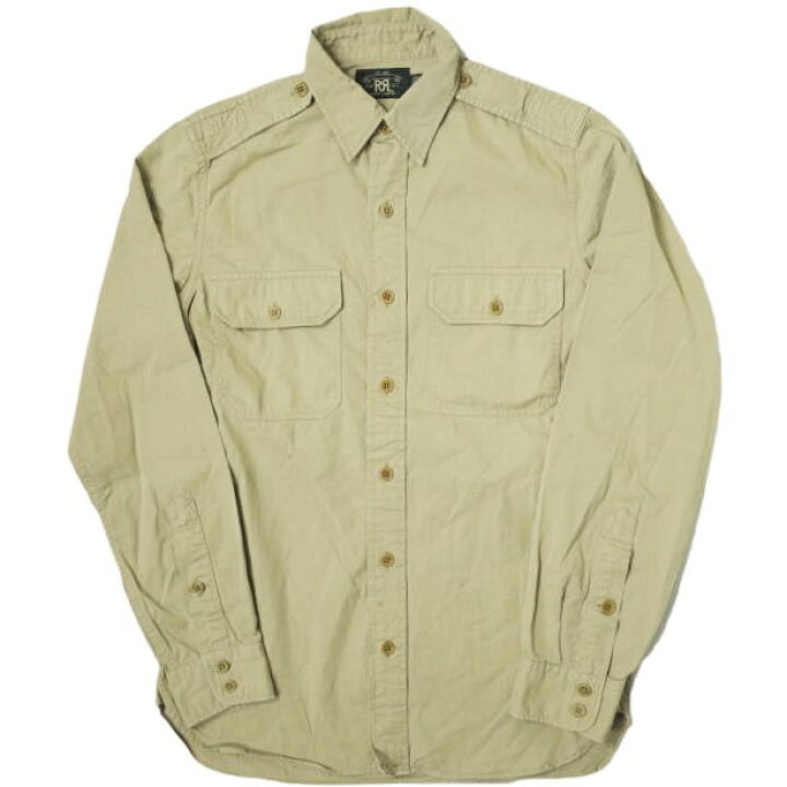 楽天市場】RRL ダブルアールエル Garment Dyed Twill Military Shirt  