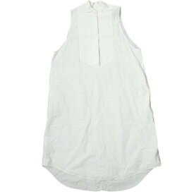 MM6 エムエムシックス 18SS イタリア製 PANELLED DRESS ノースリーブロングシャツワンピース S32CT0955 S47294 36 WHITE Maison Margiela メゾンマルジェラ ドレス トップス【中古】【MM6】