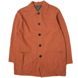 Cale カル 22SS 日本製 COTTON LINEN HALF COAT コットンリネンハーフコート C221U03C01 3 BROWN 鹿の子 カバーオール アウター【新古品】【中古】【Cale】