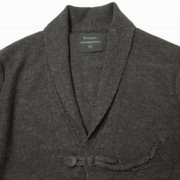 楽天市場】Nahyat ナヤット 日本製 7G MERINO WOOL KNIT CARDIGAN 