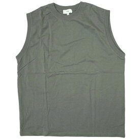 HYKE ハイク 22SS 日本製 SLEEVELESS TEE/BIG FIT スリーブレスビッグTシャツ 221-12292 1 GRAY ノースリーブ オーバーサイズ プルオーバー トップス【新古品】【中古】【HYKE】