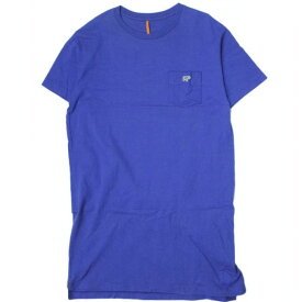 SCYE BASICS サイベーシックス 日本製 ポケットTシャツワンピース 5215-21962 38 ブルー 半袖 トップス【中古】【SCYE BASICS】