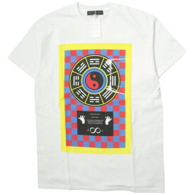 DEAD FEELINGS デッドフィーリングス アメリカ製 S/S Pocket Tee - Bagua プリントポケットTシャツ M WHITE 半袖 ネペンテス トップス【新古品】【中古】【DEAD FEELINGS】