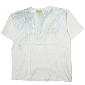 SEVEN BY SEVEN セブンバイセブン 7x7 23SS HALF SLEEVE TEE - Hydro dip dyeing マーブル染めTシャツ 800-3166106 L WHITE 半袖 トップス【中古】【SEVEN BY SEVEN】