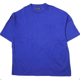 A4A エーフォーエー シルケットポケット半袖Tシャツ 606222113 L BLUE LHP オーバーサイズ トップス【中古】【A4A】