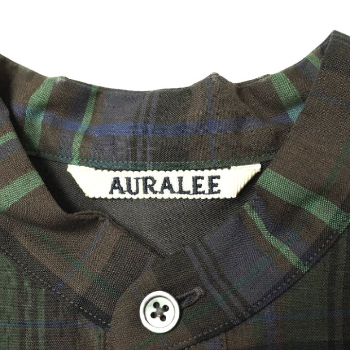 楽天市場】AURALEE オーラリー 日本製 SUPER LIGHT WOOL CHECK ONE  