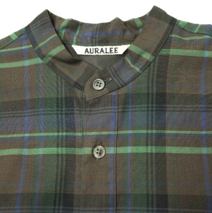 楽天市場】AURALEE オーラリー 日本製 SUPER LIGHT WOOL CHECK ONE 