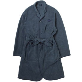 Porter Classic ポータークラシック 日本製 FLEECE GOWN COAT フリースガウンコート L NAVY アウター【中古】【Porter Classic】