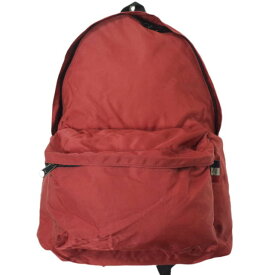 Herve Chapelier x EDIFICE エルベシャプリエ エディフィス 別注 フランス製 15周年企画 879 フレンチデイパック レッド リュック カバン【中古】【Herve Chapelier × EDIFICE】