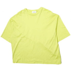 ADAWAS アダワス 23SS 日本製 OVERSIZED T-SHIRT オーバーサイズTシャツ ADWS-208-35 Free LIME 半袖 トップス【中古】【ADAWAS】