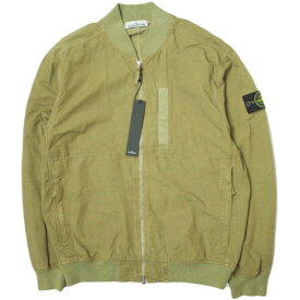 STONE ISLAND ストーンアイランド 23SS CUPRO COTTON TWILL - TC キュプラコットンツイル ボンバージャケット 781542629 L カーキ ブルゾン アウター【中古】【STONE ISLAND】