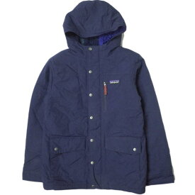 PATAGONIA パタゴニア 2014年製 BOYS' INFURNO JACKET ボーイズ・インファーノ・ジャケット 68460 BOY'S L(12) CNY ネイビー シェル 裏ボア マウンテンパーカー アウター【中古】【PATAGONIA】