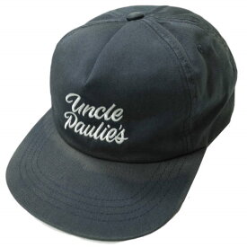 Uncle Paulie's アンクルポーリーズ SNAPBACK CAP ロゴ刺繍 スナップバックキャップ Free ネイビー 5パネル 帽子【中古】【Uncle Paulie's】