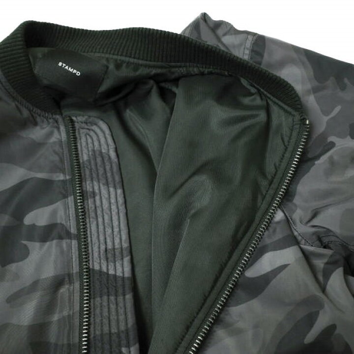楽天市場】STAMPD スタンプド Camouflage Tech Zip Bomber Jacket  