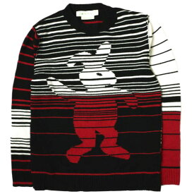 MARNI マルニ 19SS DANCE BUNNY SWEATER ダンスバニー マルチボーダークルーネックニット GCMG0049Q0 S16637 44 BLACK/WHITE/RED セーター プルオーバー トップス【中古】【MARNI】