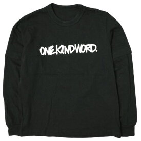 sacai サカイ 23SS Eric Haze ONEKINDWORD. L/S T-shirt ロゴプリント ロングスリーブTシャツ 23-0467S 1 BLACK 長袖 トップス【中古】【sacai】