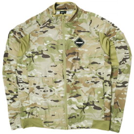 F.C.R.B. x NIKE エフシーアールビー ナイキ 別注 CAMOUFLAGE REVOLUTION JACKET カモフラージュ レボリューションジャケット 716127-240 M KHAKI F.C.Real Bristol ブリストル スウォッシュ アウター【中古】【F.C.R.B. × NIKE】