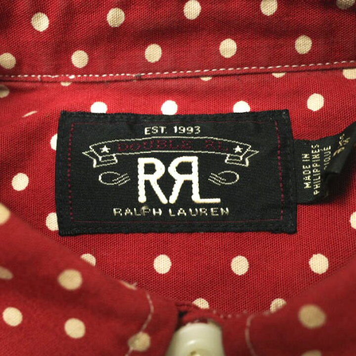 楽天市場】RRL ダブルアールエル 23AW POLKADOT WOVEN WORK SHIRT 