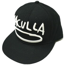 HACULLA ハキュラ SNAP CAP 立体ロゴ 6パネルベースボールキャップ 964017 Free ブラック BB スナップバック 帽子【中古】【HACULLA】