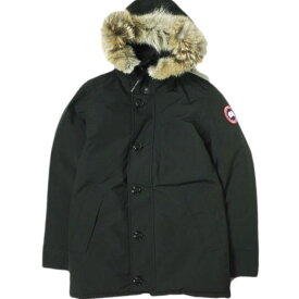 CANADA GOOSE カナダグース カナダ製 JASPER PARKA ジャスパーパーカ 3438JM S BLACK ファー付き フーデッド ダウンジャケット 定価220,000円 アウター【新古品】【中古】【CANADA GOOSE】