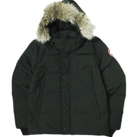 CANADA GOOSE カナダグース カナダ製 Wyndham Parka Fusion Fit Heritage ウィンダムパーカ フュージョンフィット 3808MA S BLACK ファー付き フーデッド ダウンジャケット 定価234,300円 アウター【新古品】【中古】【CANADA GOOSE】