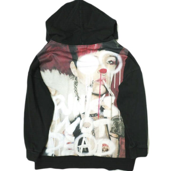 楽天市場】QALB x buggy カルブ 別注 full back hoodie punks not dead  