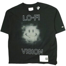 MAISON MIHARA YASUHIRO メゾン ミハラヤスヒロ 24SS 日本製 SMILY FACE PRINTED TEE スマイリーフェイスプリントTシャツ A12TS651-0 50 BLACK 半袖 トップス【新古品】【中古】【MAISON MIHARA YASUHIRO】