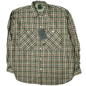 DAIWA PIER39 ダイワ ピア39 23SS TECH CAMP-COLLAR SHIRTS JACKET テックキャンプカラーシャツジャケット BE-81023 L(JP) GREEN CHECK トップス【中古】【DAIWA PIER39】