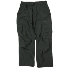 ABU GARCIA x BEAMS アブガルシア ビームス 別注 3レイヤー 6ポケットパンツ M BLACK カーゴ ミリタリー ボトムス【中古】【ABU GARCIA × BEAMS】