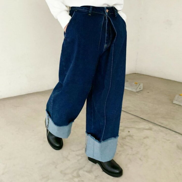 楽天市場】AALTO アールト Classical Front Pleat Denim フロント  