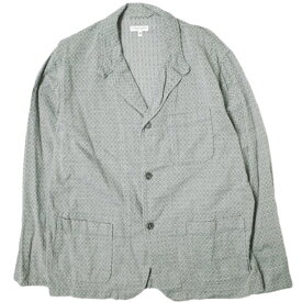 Engineered Garments エンジニアードガーメンツ アメリカ製 Loiter Jacket Foulard Jacquard ロイタージャケット フーラードジャガード M Grey テーラード アウター【中古】【Engineered Garments】