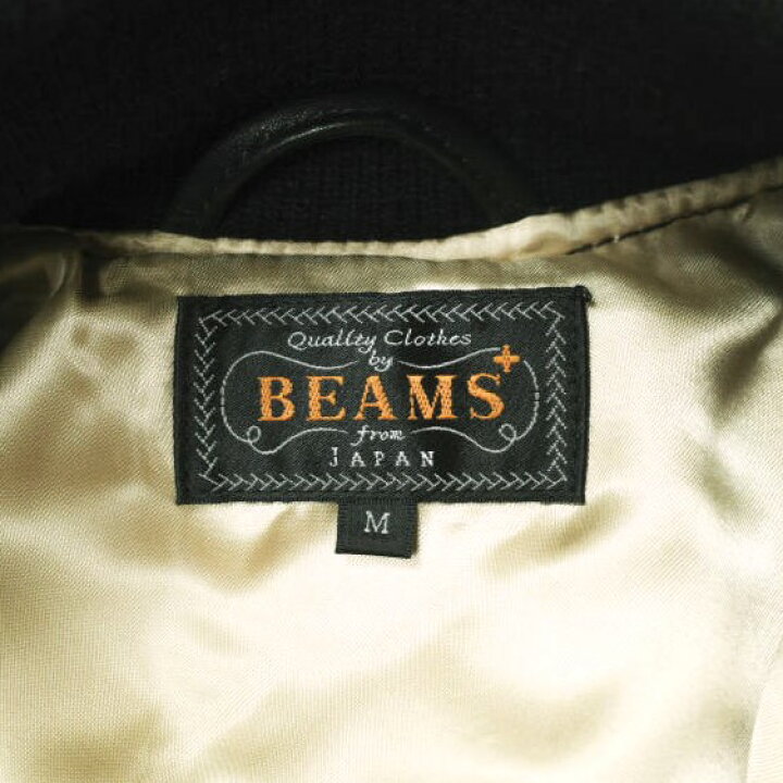 楽天市場】BEAMS PLUS ビームスプラス 22AW レザースポーツブルゾン 38 