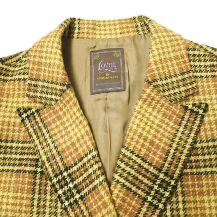 楽天市場】ADAM ET ROPE アダムエロペ LOVAT チェックジャケット 