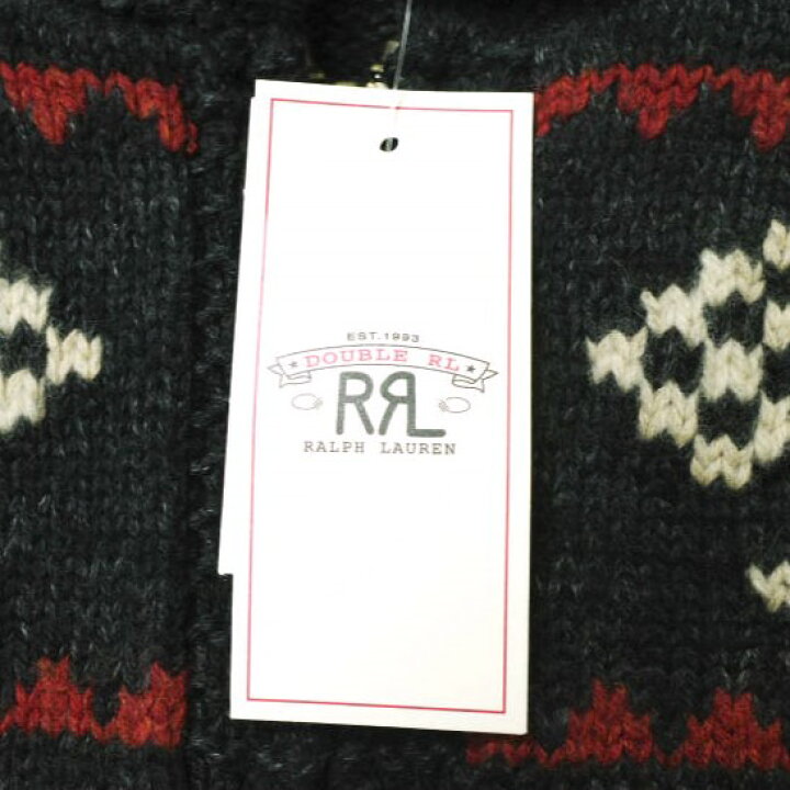 楽天市場】RRL ダブルアールエル Car Motif Cotton Wool Zip Cardigan 