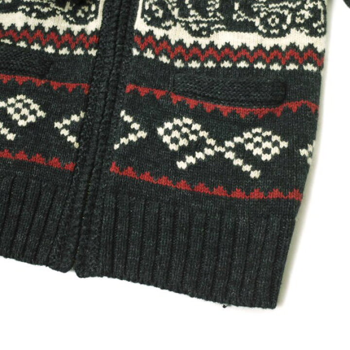楽天市場】RRL ダブルアールエル Car Motif Cotton Wool Zip Cardigan 