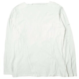 Engineered Garments エンジニアードガーメンツ アメリカ製 Bask Shirt - Solid JERSEY バスクシャツ ソリッドジャージー M WHITE 長袖 ボートネック Tシャツ カットソー トップス【中古】【Engineered Garments】