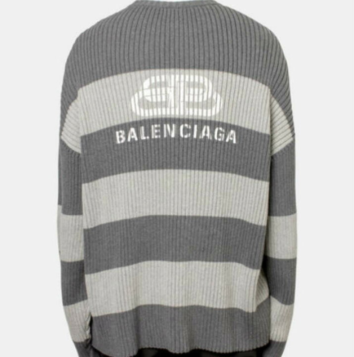 楽天市場】BALENCIAGA バレンシアガ 21SS イタリア製 BORDER BB LOGO 