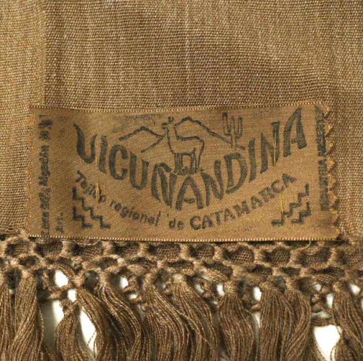 楽天市場】VICUNANDINA ヴィクナンディーナ SCARF SMALL フリンジ 