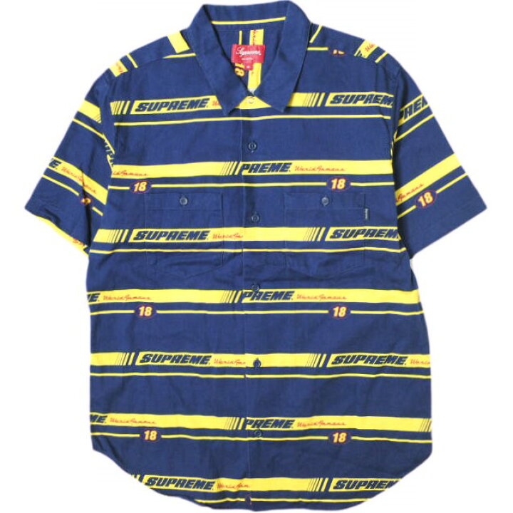 楽天市場】SUPREME シュプリーム 18AW Striped Racing Work Shirt  