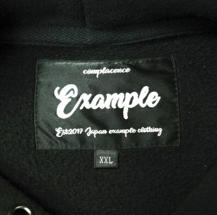 楽天市場】EXAMPLE エグザンプル LOGO HOODIE ロゴ刺繍 スウェットプル 
