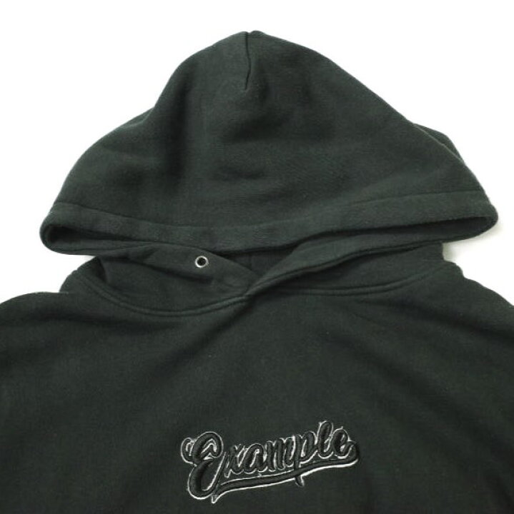 楽天市場】EXAMPLE エグザンプル LOGO HOODIE ロゴ刺繍 スウェットプル 