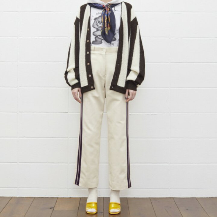 楽天市場】UNUSED アンユーズド 20AW 日本製 LINE PANTS キャバリー 