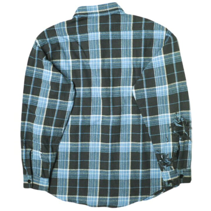 楽天市場】UNUSED アンユーズド 22AW 日本製 Damaged check shirt 