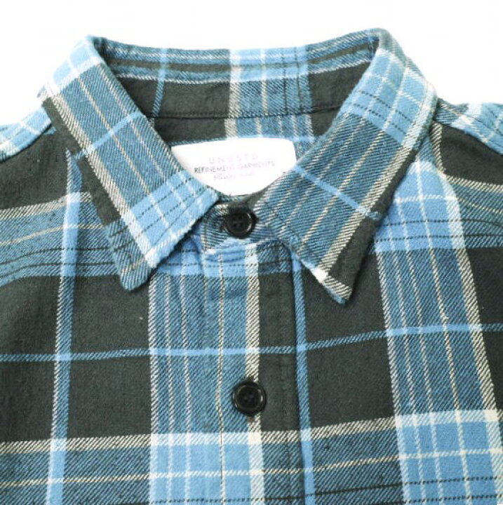 楽天市場】UNUSED アンユーズド 22AW 日本製 Damaged check shirt 