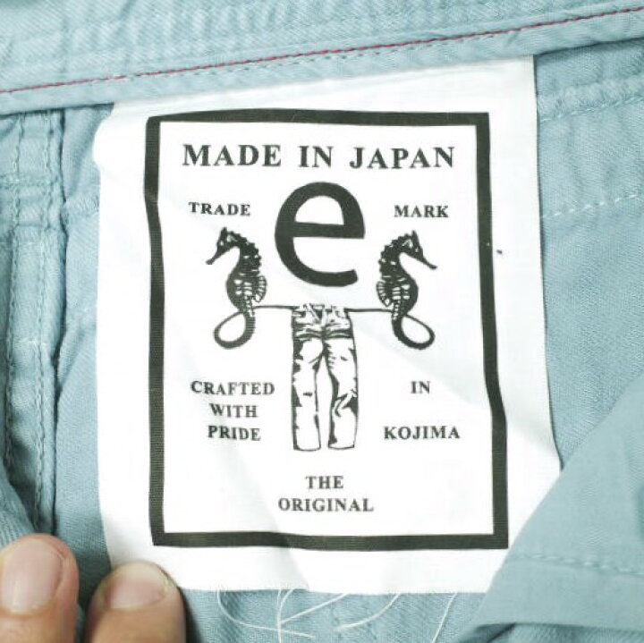 楽天市場】e JEANS イージーンズ 日本製 DENIM SHORTS 岡山児島 デニム 