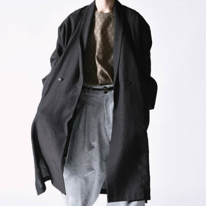 楽天市場】YANTOR ヤントル 20SS 日本製 Linenwool Slit Coat リネン 