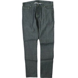 e JEANS イージーンズ 日本製 岡山児島 ワンウォッシュデニムパンツ e-801SV 4 Dark Indigo ボタンフライ テーパード ジーンズ ボトムス【新古品】【中古】【e JEANS】